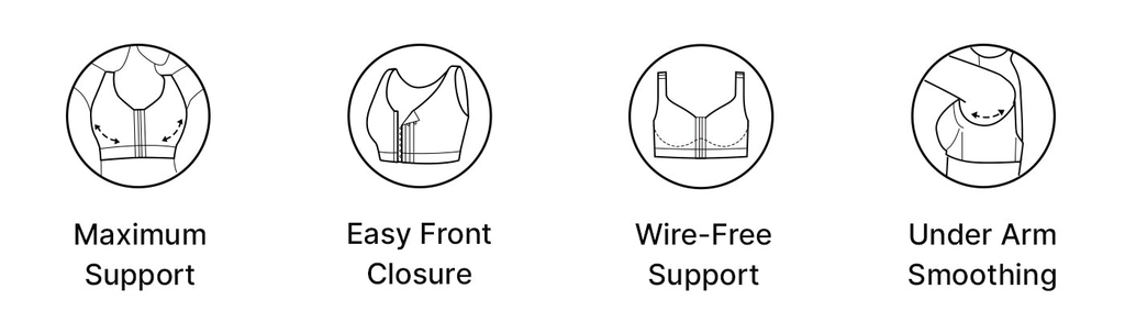 SoftestLayer Unlined Back Support Bra — Stand Taller, Feel Better Instantly