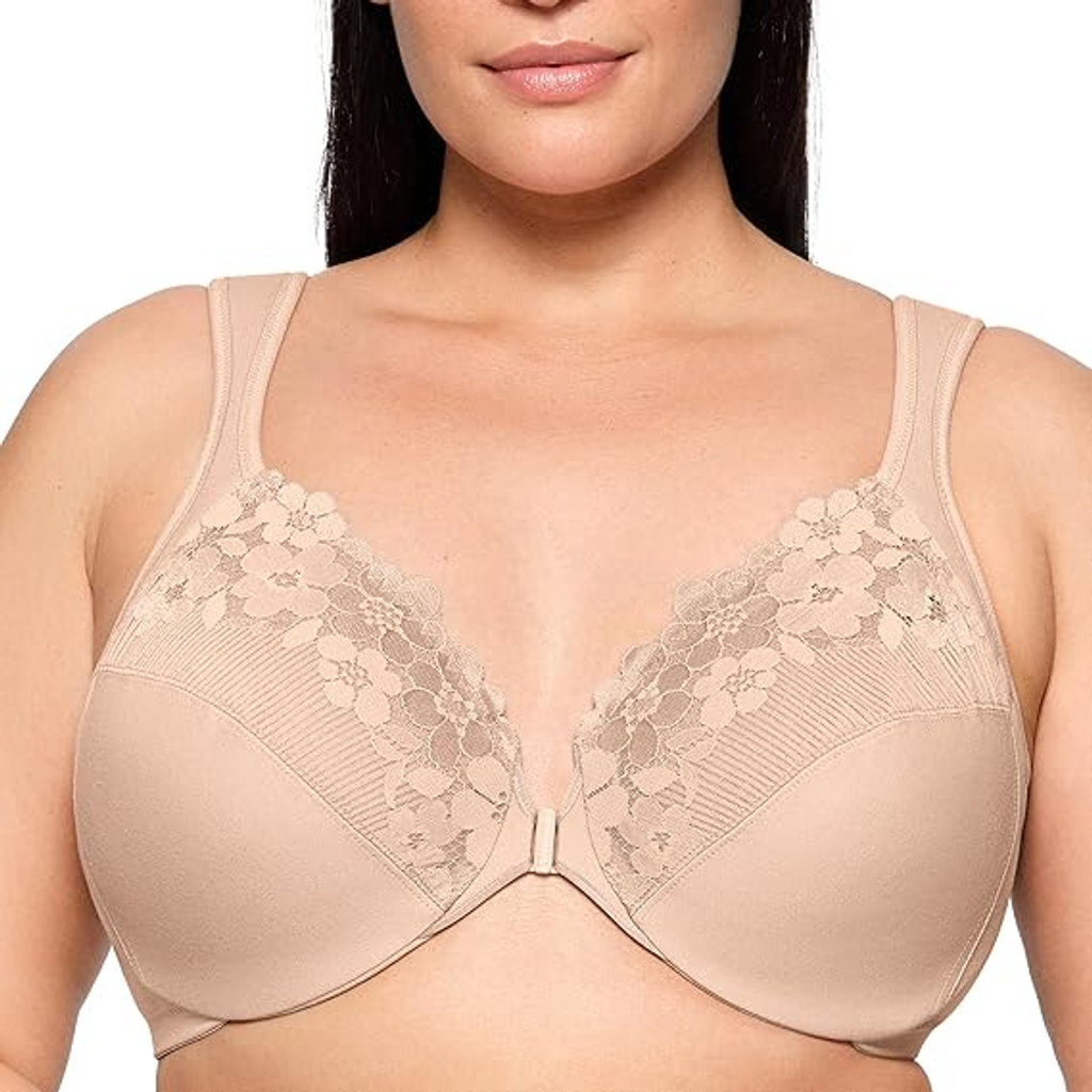 SoftestLayer™ - Cotton Front-Closure Bra