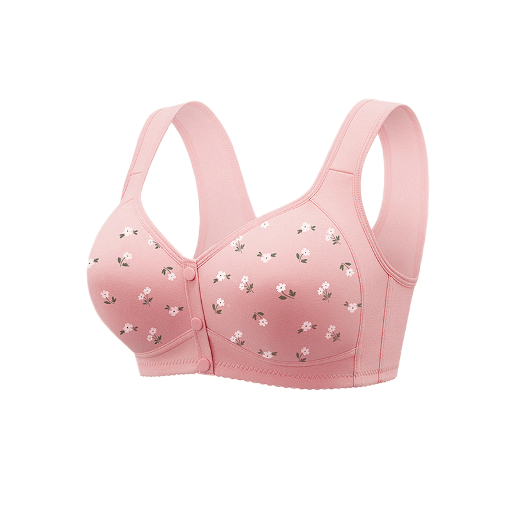 SoftestLayer™ - Comfortable & Convenient Front Button Bra - Daisy Bra