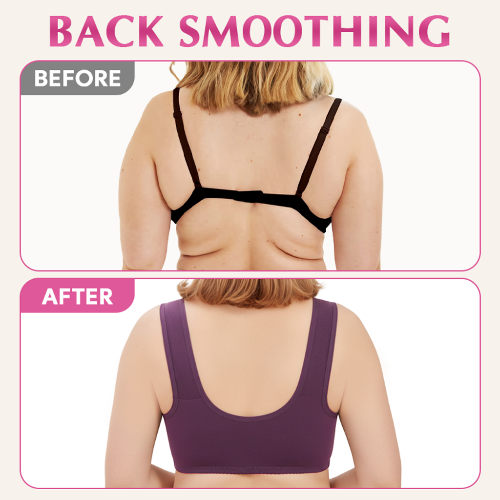 SoftestLayer™ - Comfortable & Convenient Front Button Bra - Daisy Bra