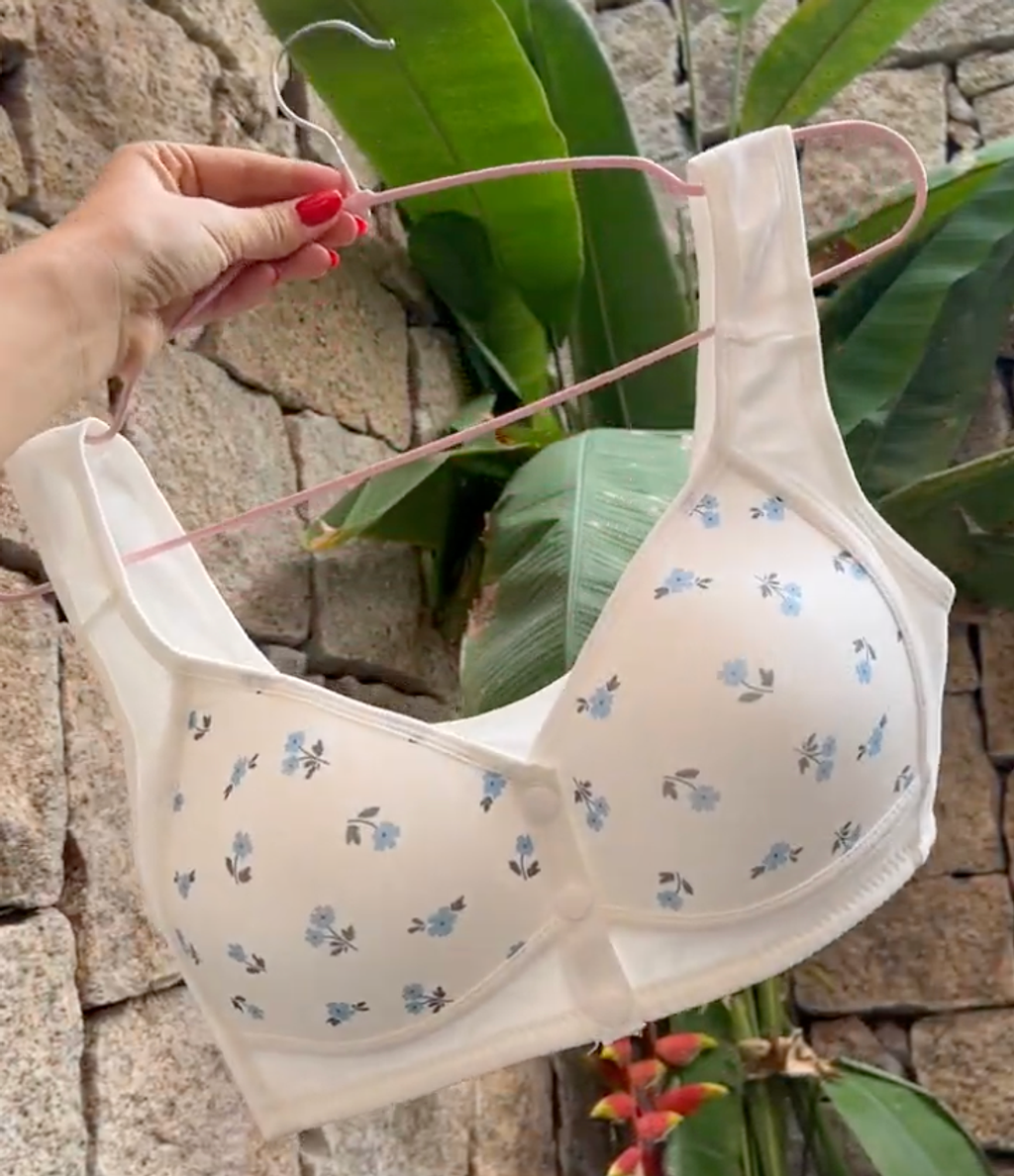 SoftestLayer™ - Comfortable & Convenient Front Button Bra - Daisy Bra