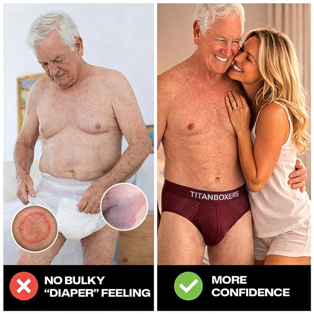 Titanboxers™ AirDry Absorbent Briefs