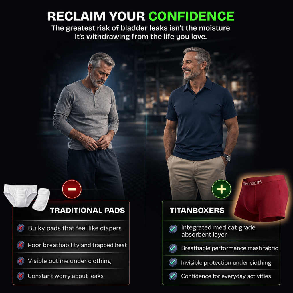 Titanboxers™ Maximum Leak-Proof Boxer Briefs